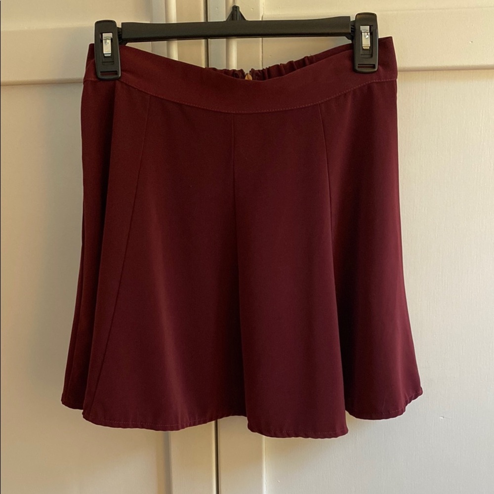 Brandy Melville Burgundy Skirt